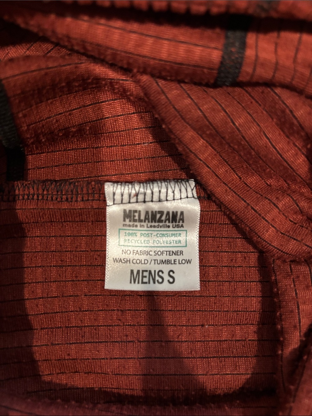 Melanzana Rust Waffle-Knit Hooded Pullover - Picture 3 of 3